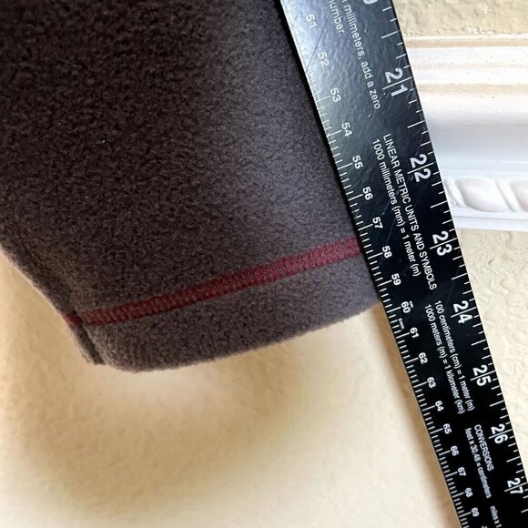 Mickey & Co Women's Small Pullover Fleece Hoodie Gray & Red Embroidered Comfy - Picture 5 of 7